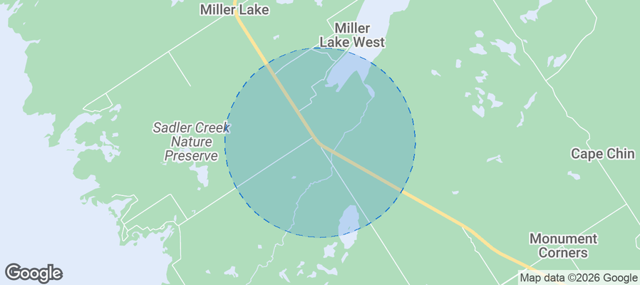 Northern Bruce Peninsula Airbnb map